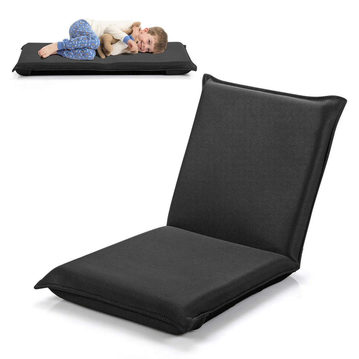 Adjustable 6 Positions Folding Lazy Man Sofa Chair Floor Chair