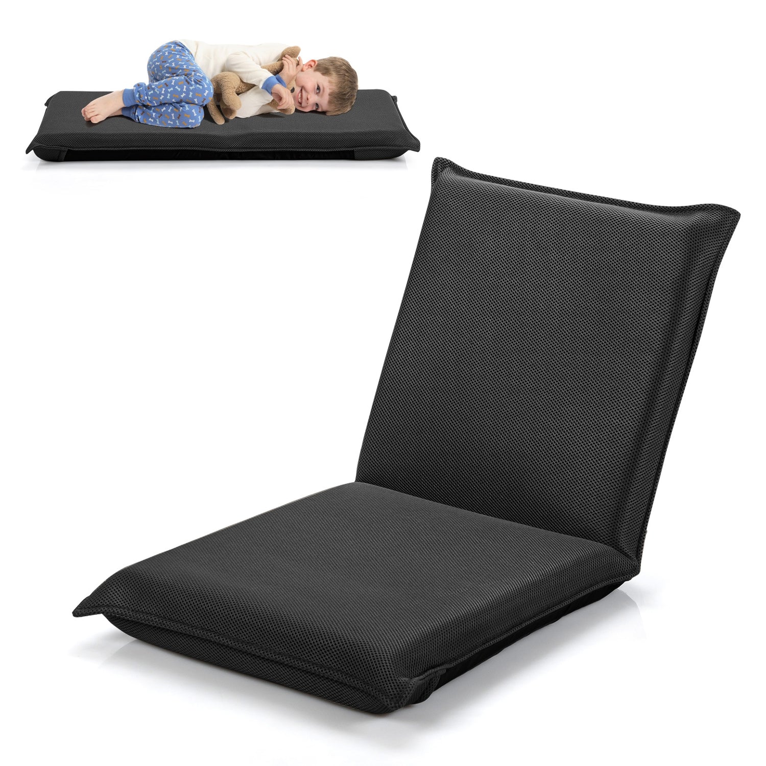 Adjustable 6 Positions Folding Lazy Man Sofa Chair Floor Chair