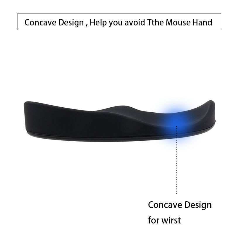 Ergonomic Silicone Gel Mouse Pad with Wrist Rest