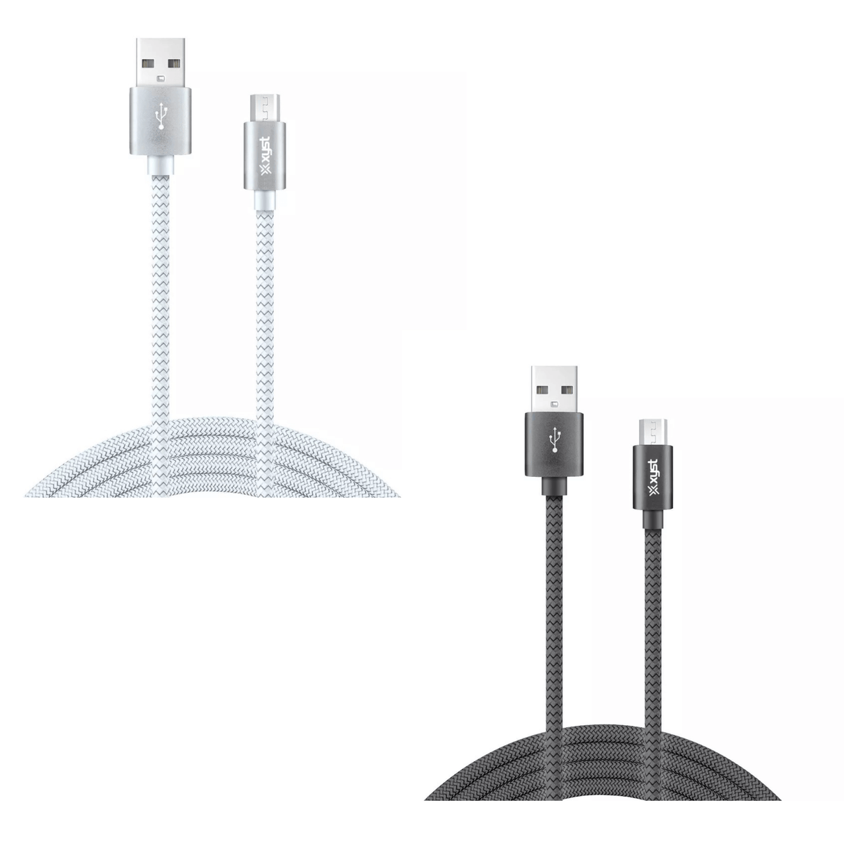 Xyst Charge and Sync USB to Micro USB Braided Cable 10Ft