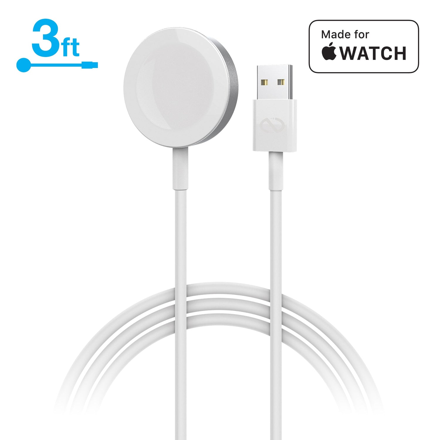 Naztech Magnetic Charging Cable for Apple Watch 3ft