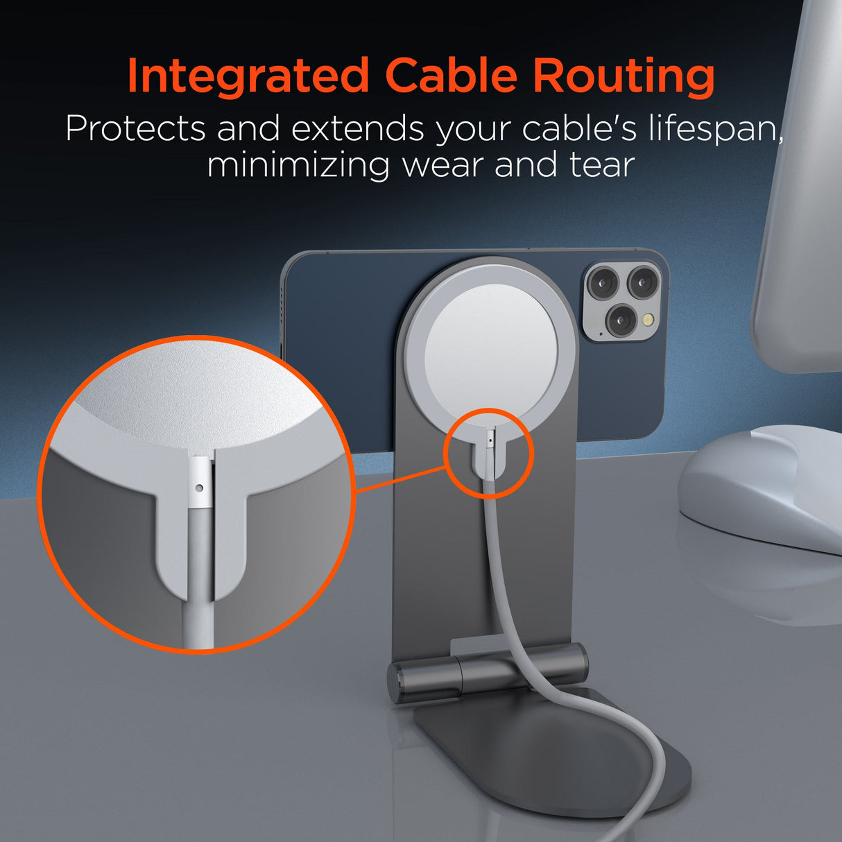 HyperGear MagView Stand for MagSafe Charger with Adjustable Angles