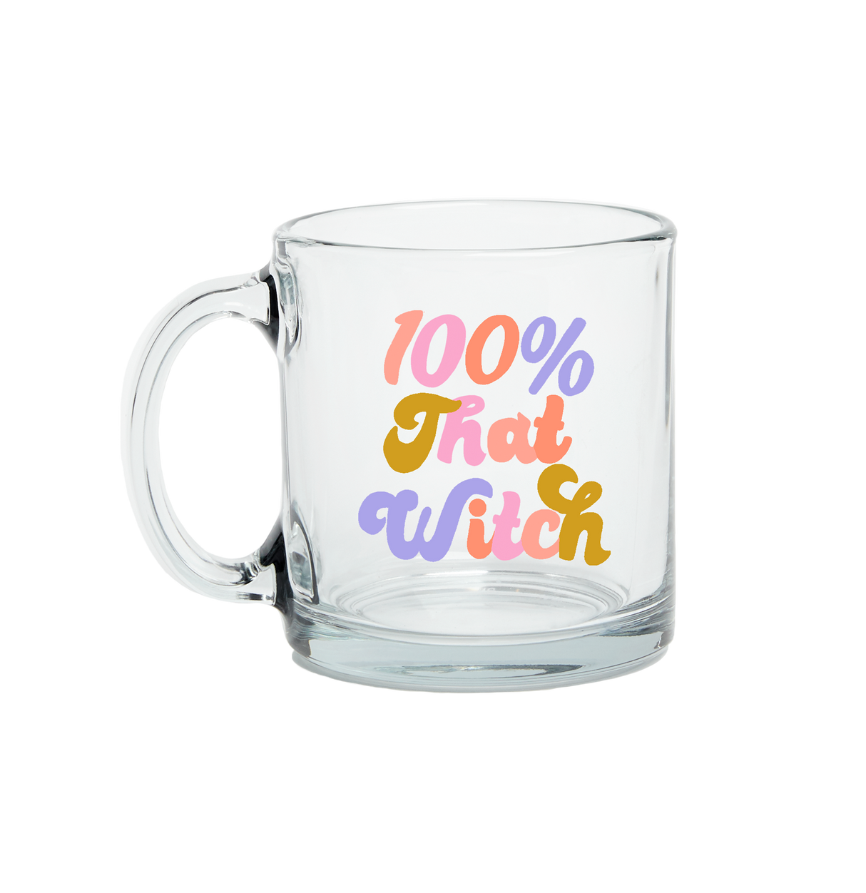 Halloween Clear Glass Mug