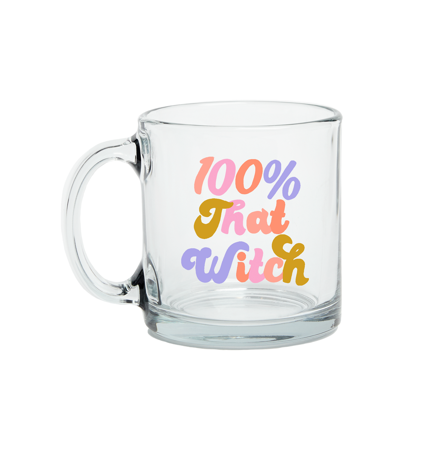 Halloween Clear Glass Mug