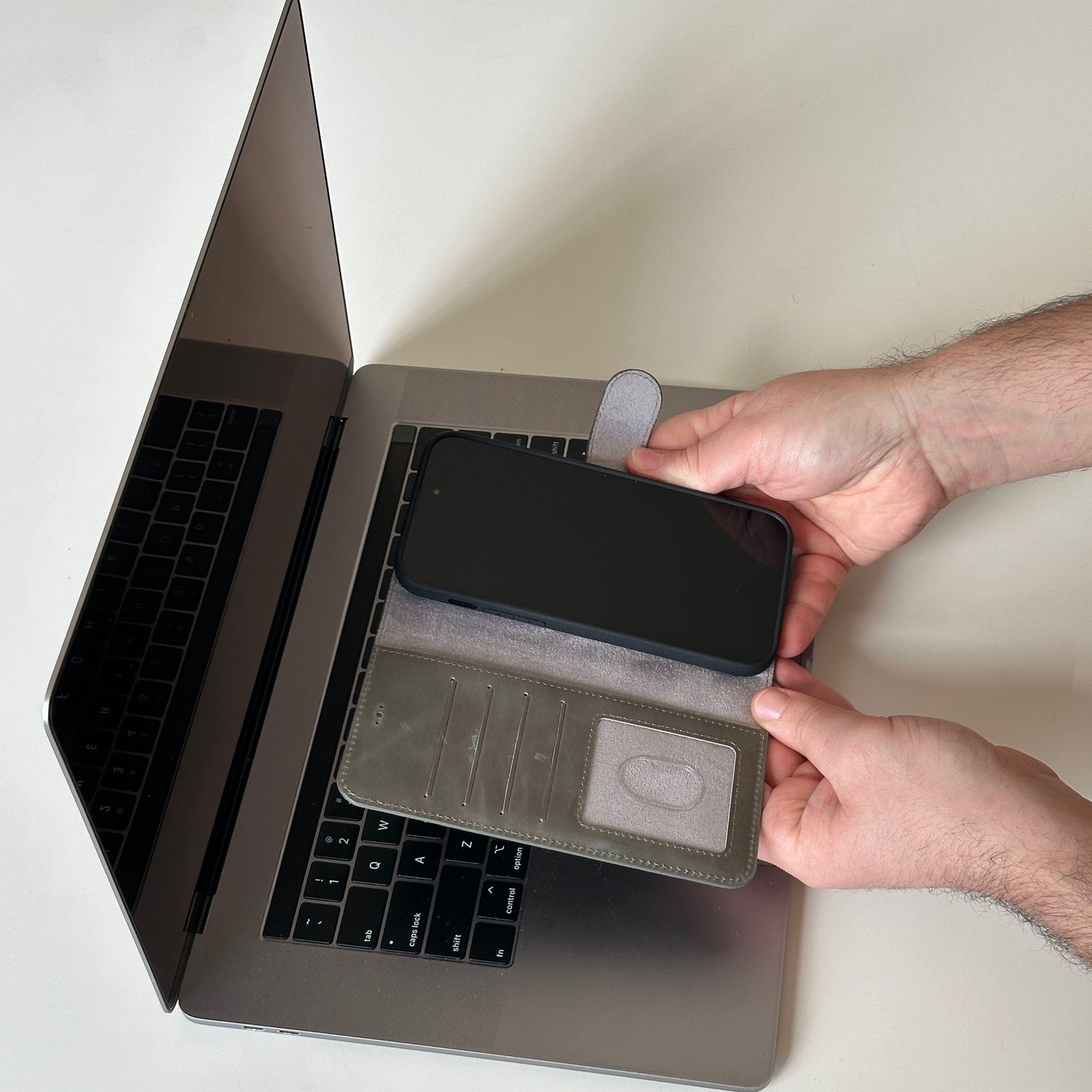 Vegas Premium Leather iPhone 15 Plus Wallet Case with MagSafe | Detachable RFID Blocking Luxury Wallet