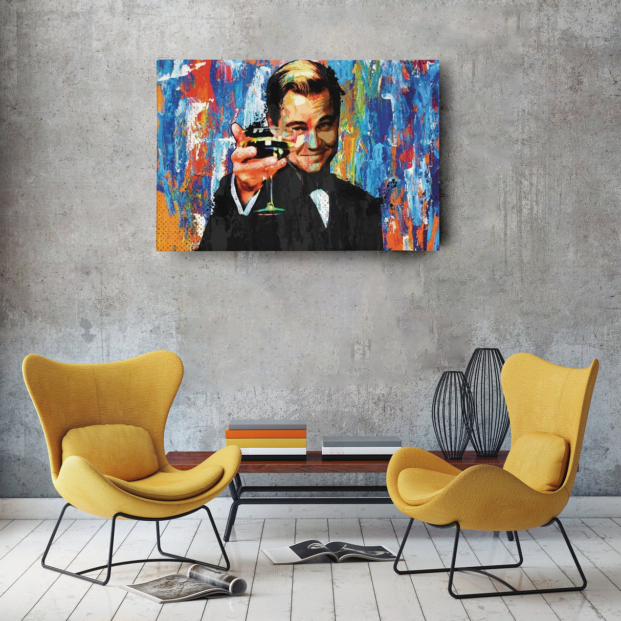 Great Gatsby Canvas Art – DiCaprio Movie Wall Decor