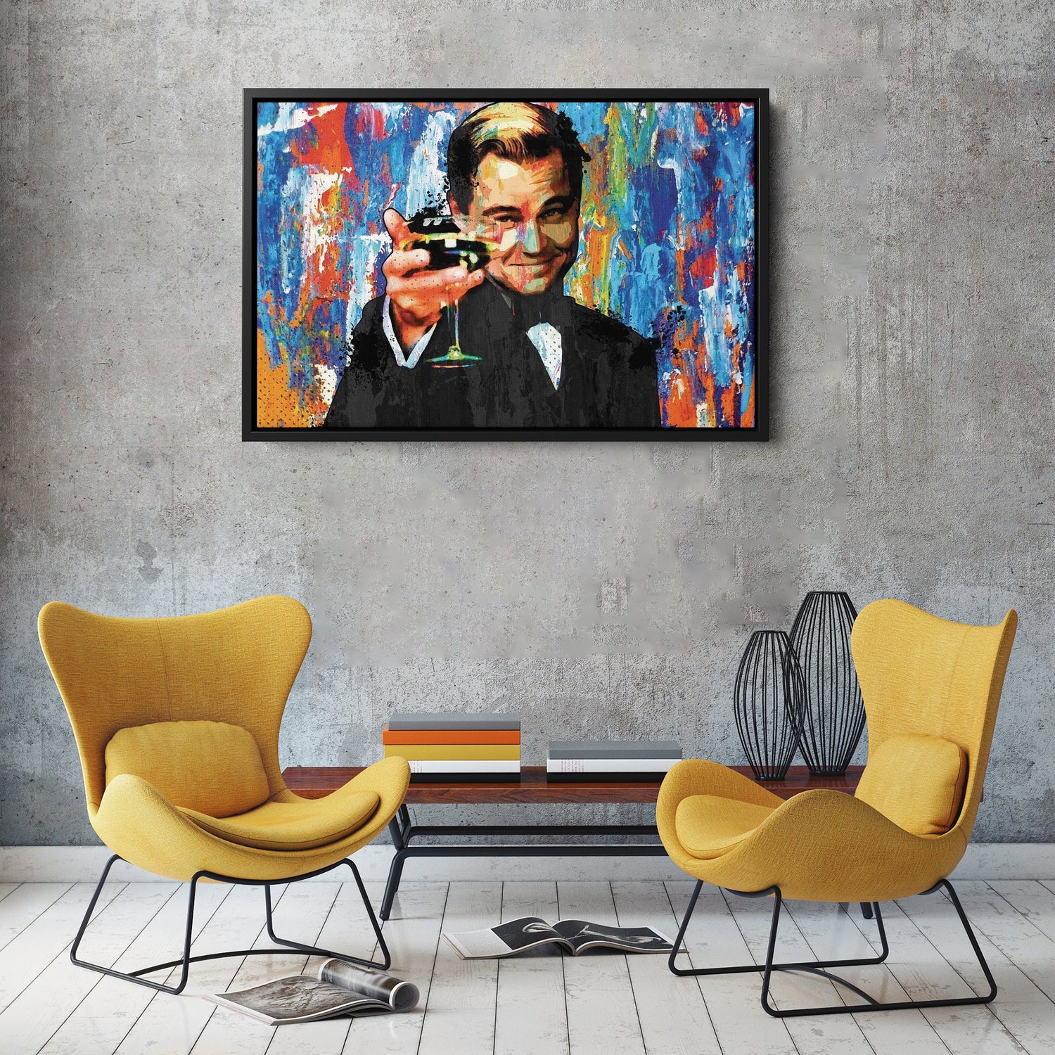 Great Gatsby Canvas Art – DiCaprio Movie Wall Decor