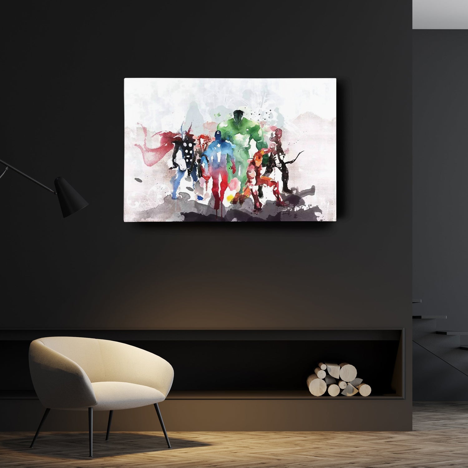 Avengers Canvas Art – Marvel Superhero Wall Decor
