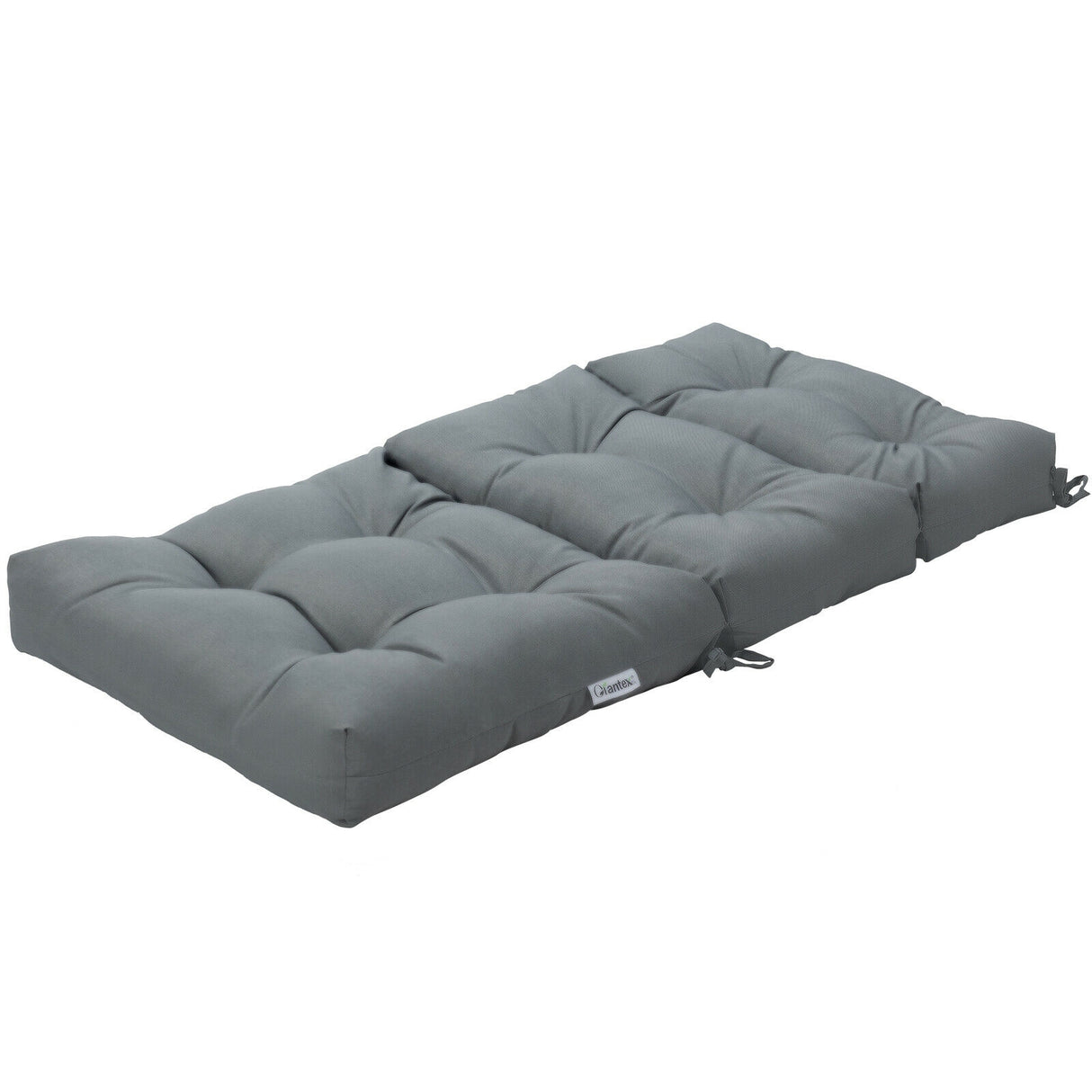 22 x 44 Inch Tufted Outdoor Patio Chair Seating Pad