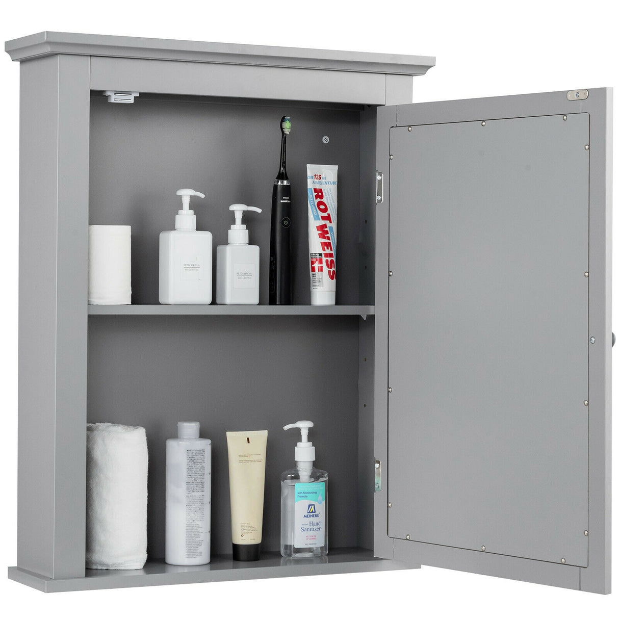 Bathroom Wall Mounted Storage Mirror Medicine Cabinet