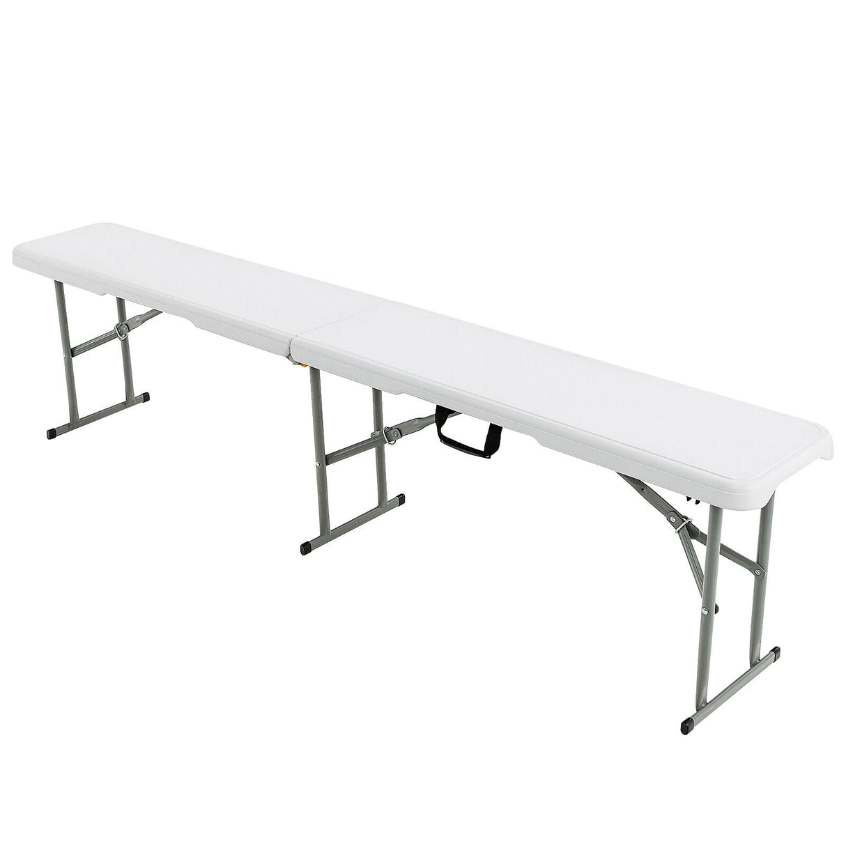 6 Feet Portable Picnic Folding Bench 550 lbs Limited with Carrying Handle