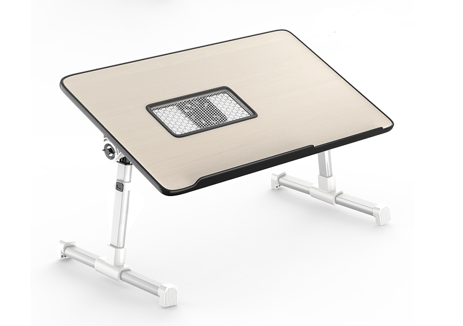 Adjustable Foldable Laptop Desk Stand for Bed and Standing