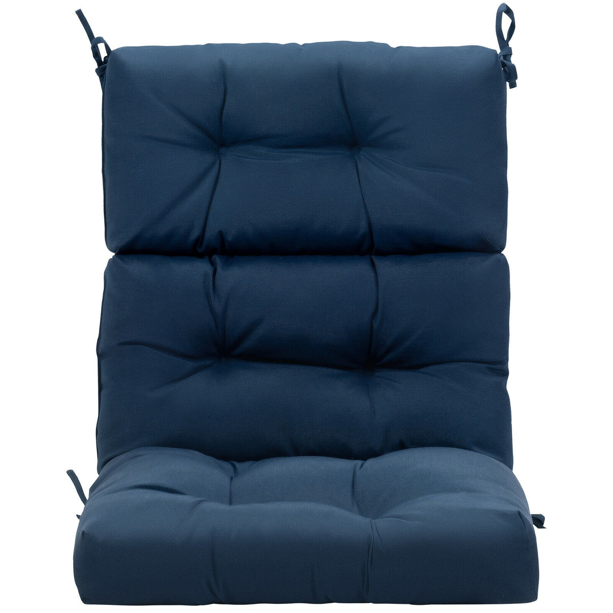 22 x 44 Inch Tufted Outdoor Patio Chair Seating Pad