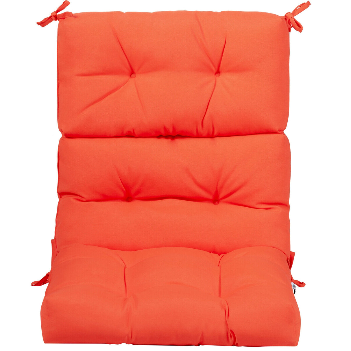 22 x 44 Inch Tufted Outdoor Patio Chair Seating Pad