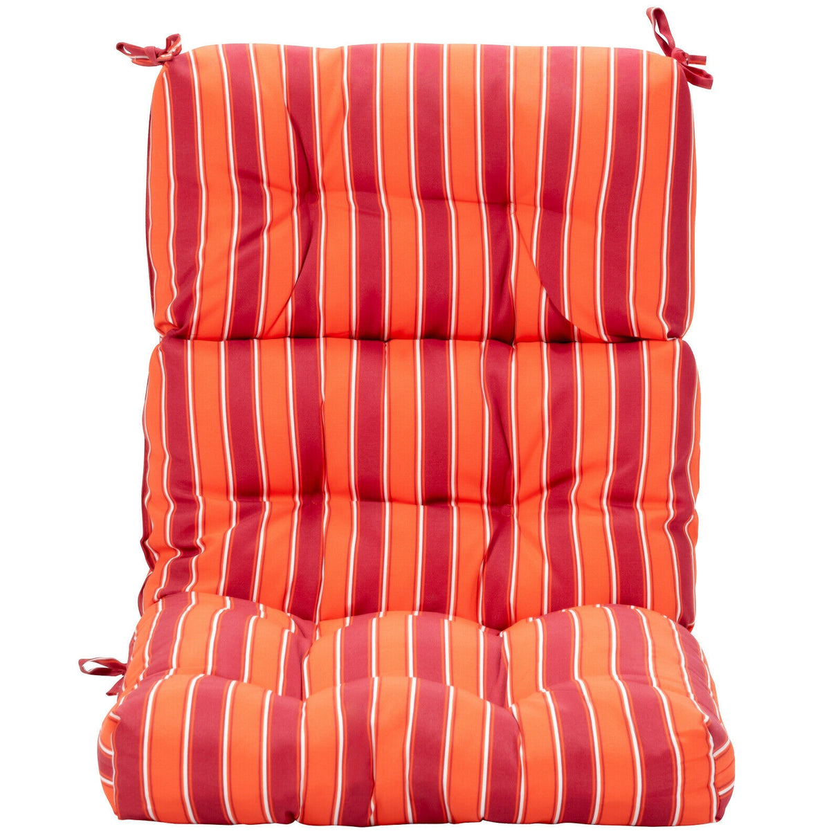 22 x 44 Inch Tufted Outdoor Patio Chair Seating Pad