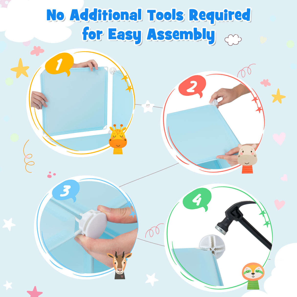 12 Cube Kids Wardrobe Closet with Hanging Section and Doors