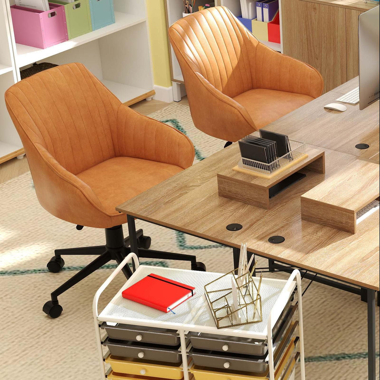 Ergo Comfort with Storage Suite: 6-in-1 Smart Office Bundle