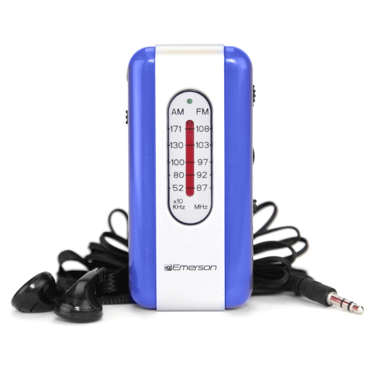 Emerson Portable AMFM Radio with Earbuds and Wide Frequency Range of Stations