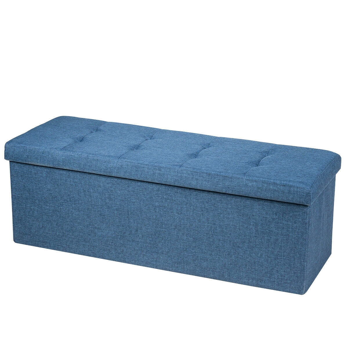 Fabric Folding Storage with Divider Bed End Bench