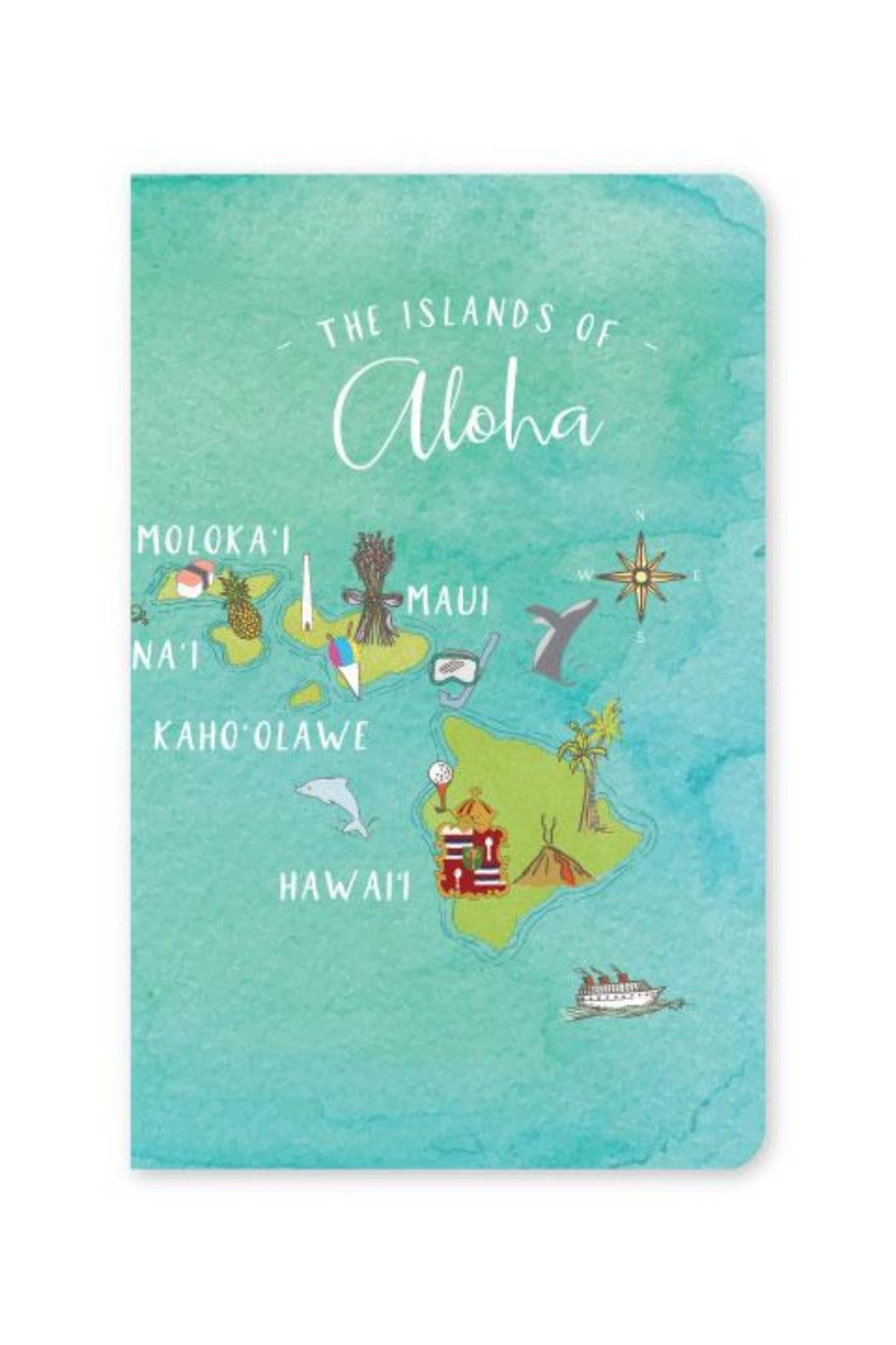 Aloha Maps Mini Notebook