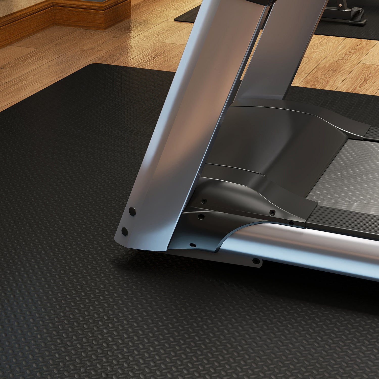 15.5 x 7.7 FT Garage Tool Mats 7 mm Thickened PE Mechanic Pads Pack of 4