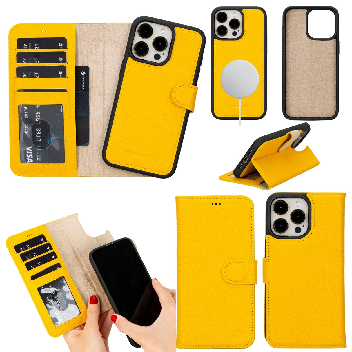 Casper Leather iPhone 14 Pro Wallet Case | MagSafe