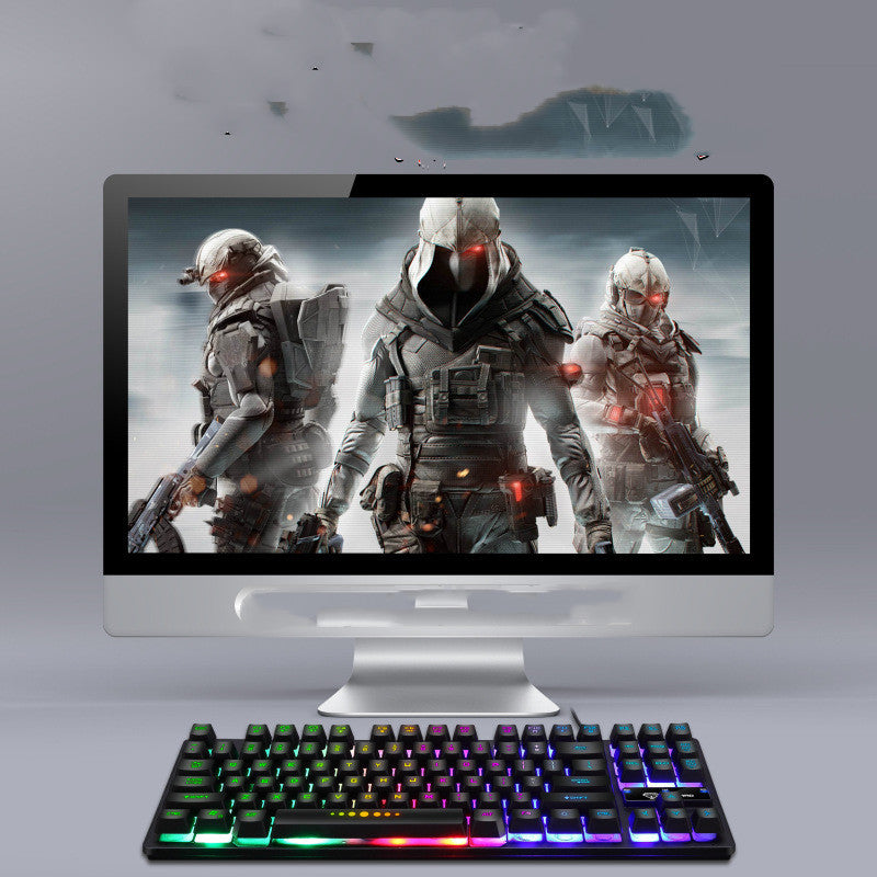 Chicken Game Backlit Floating Keyboard