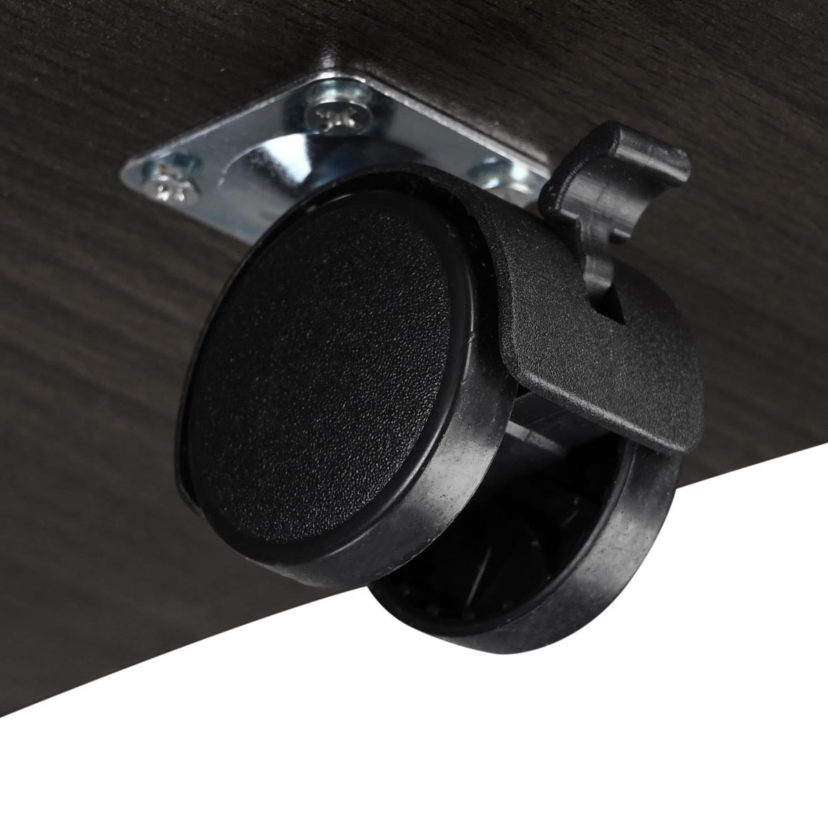 Yescom Height-Adjustable Rolling Laptop Cart with Storage