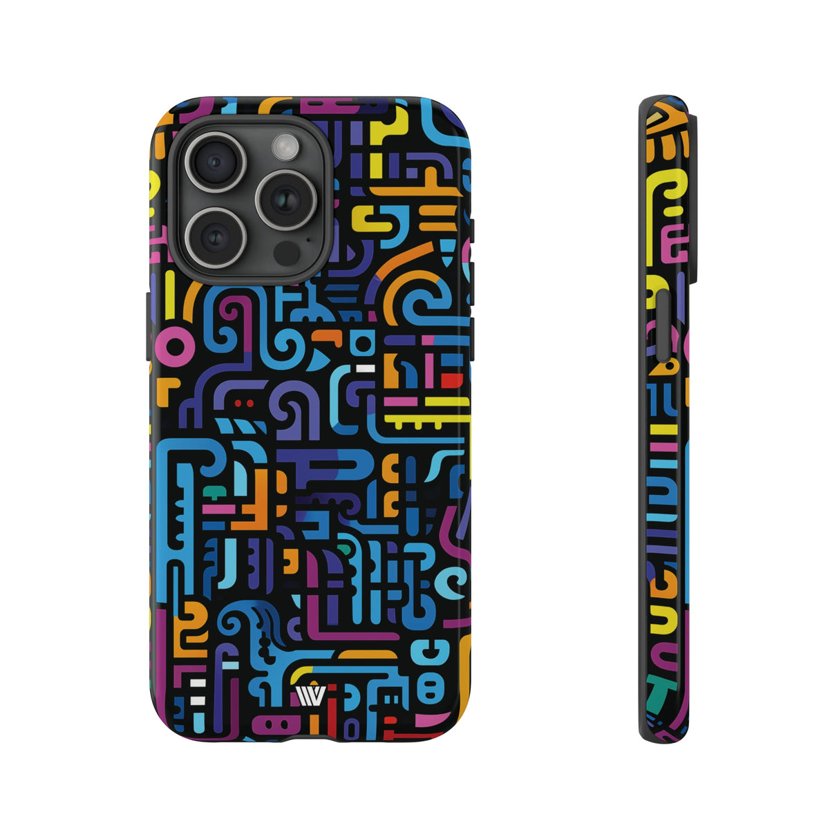 NEON GLYPHS | Tough Phone Case