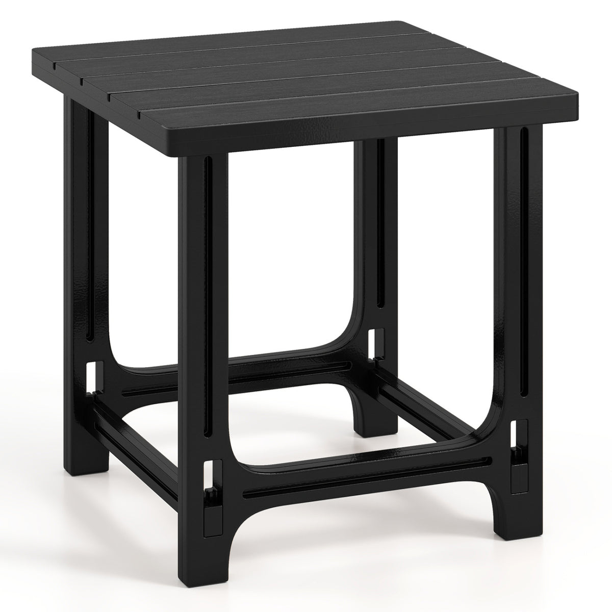 Outdoor Adirondack Side Table with Slatted Surface
