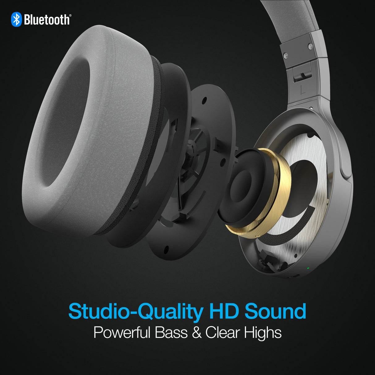 Naztech Driver ANC1000 Wireless Headphones