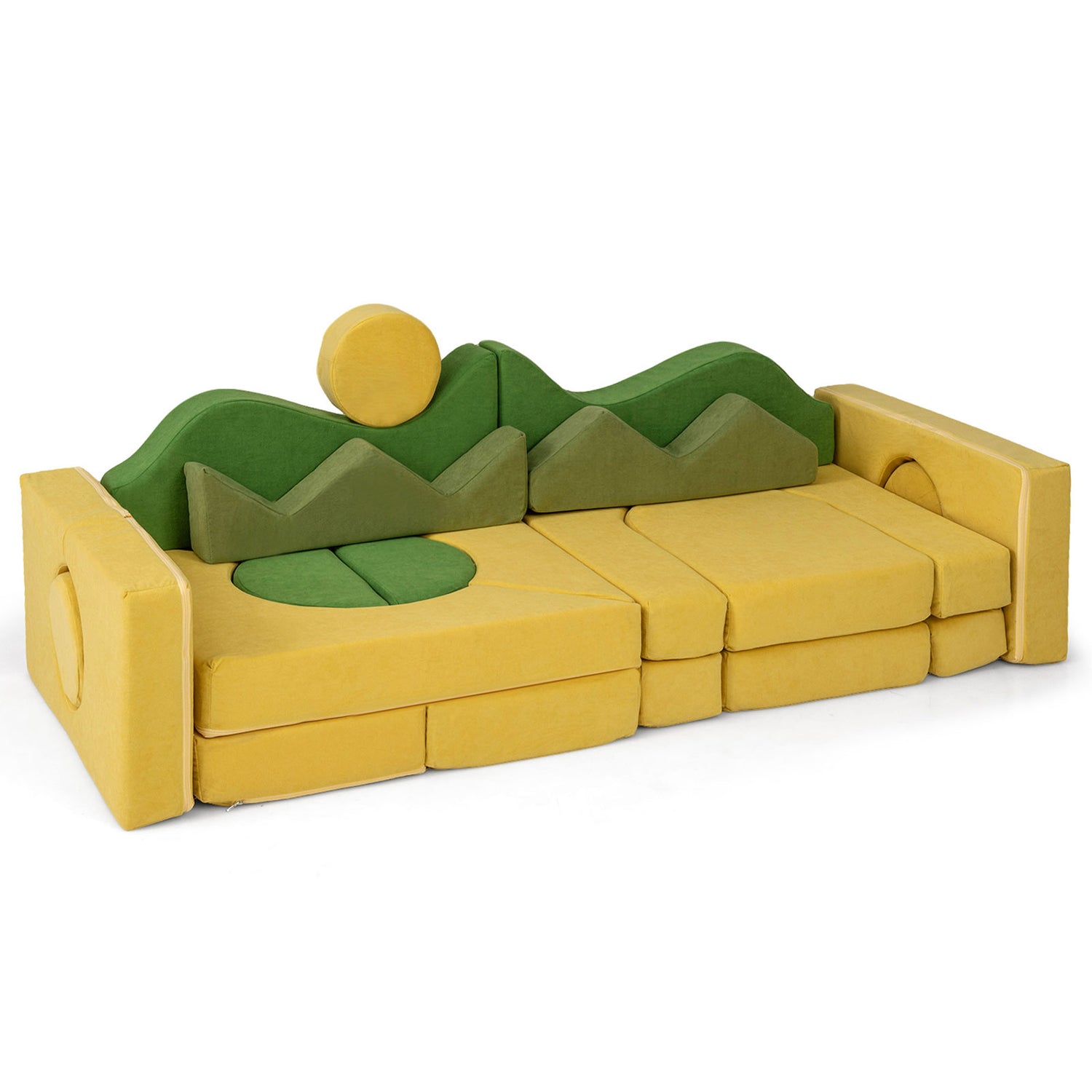 19 Pieces Modular Kids Play Couch for Inspiring Creativity