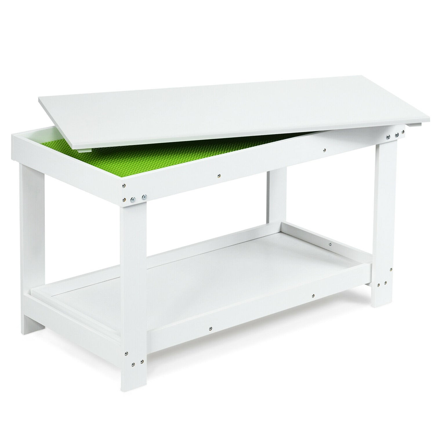 Solid Multifunctional Wood Kids Activity Play Table