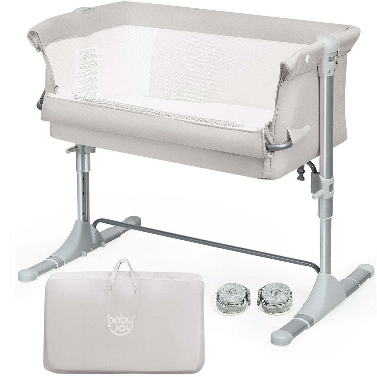 Travel Portable Baby Bed Side Sleeper Bassinet Crib with Carrying Bag