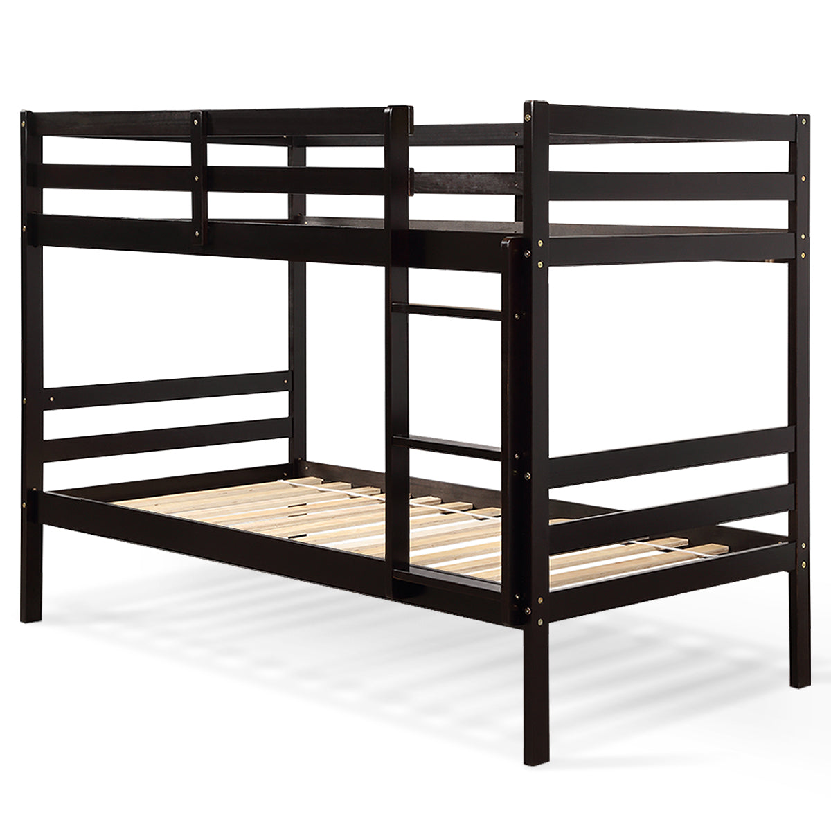 Twin Bunk Bed Children Wooden Bunk Beds Solid Hardwood