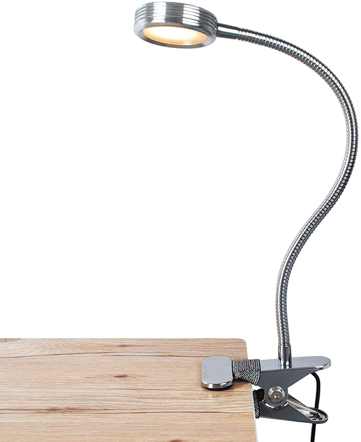 Flexible Gooseneck LED Clamp Reading Desk Night Lamp