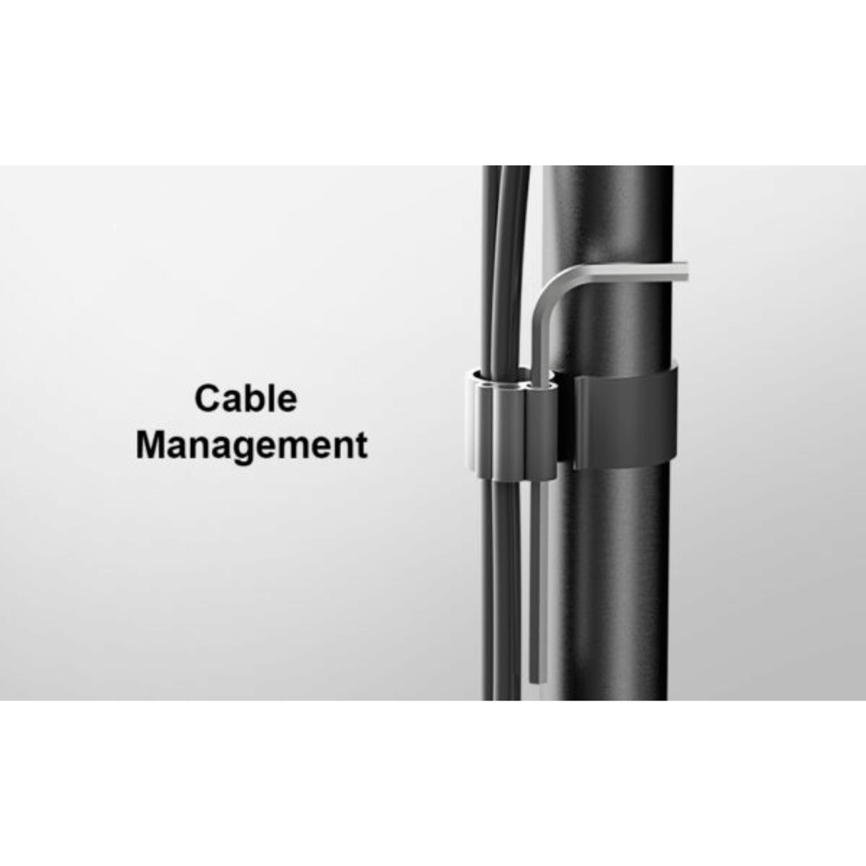 ErgoAV Motion Mount for Single Monitors 13" to 27"