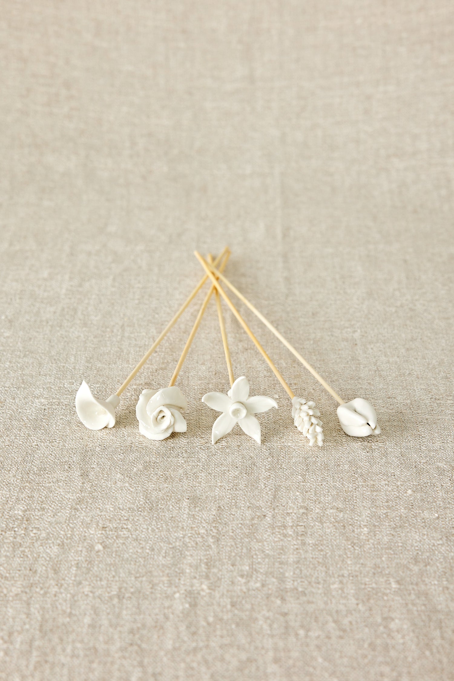 Country Flowers Bamboo Diffuser Sticks Set