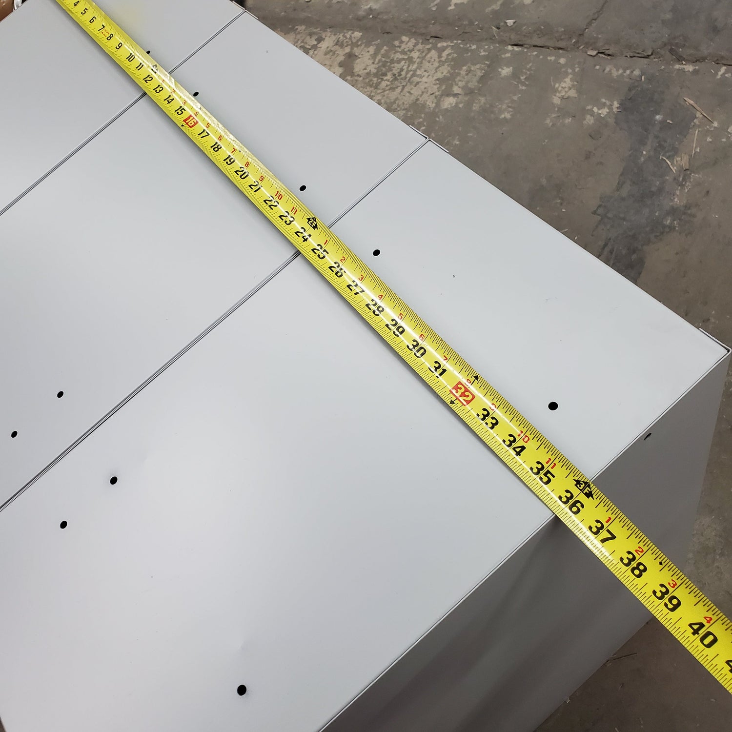 DIVERSIFIED WOODCRAFTS Forum Locker Base 6 Compartment 3 Tier 2 Row Grey 31" H x 36" W x 21" D LB-6