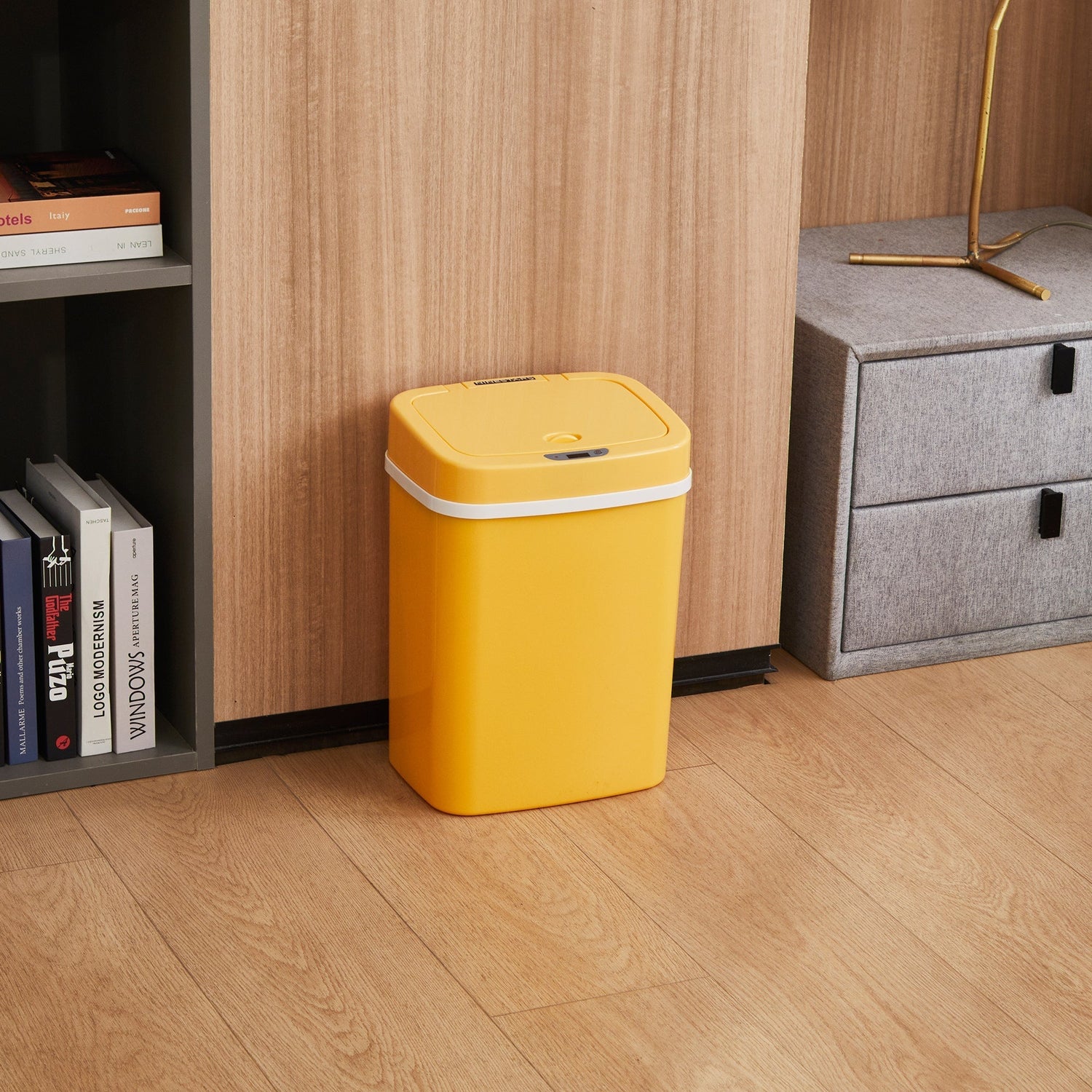 Rectangular Motion Sensor Trash Can 3.2 Gallon ABS | DZT-12-5