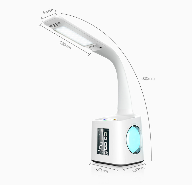Multifunctional LED Desk Study Lamp with USB Charging