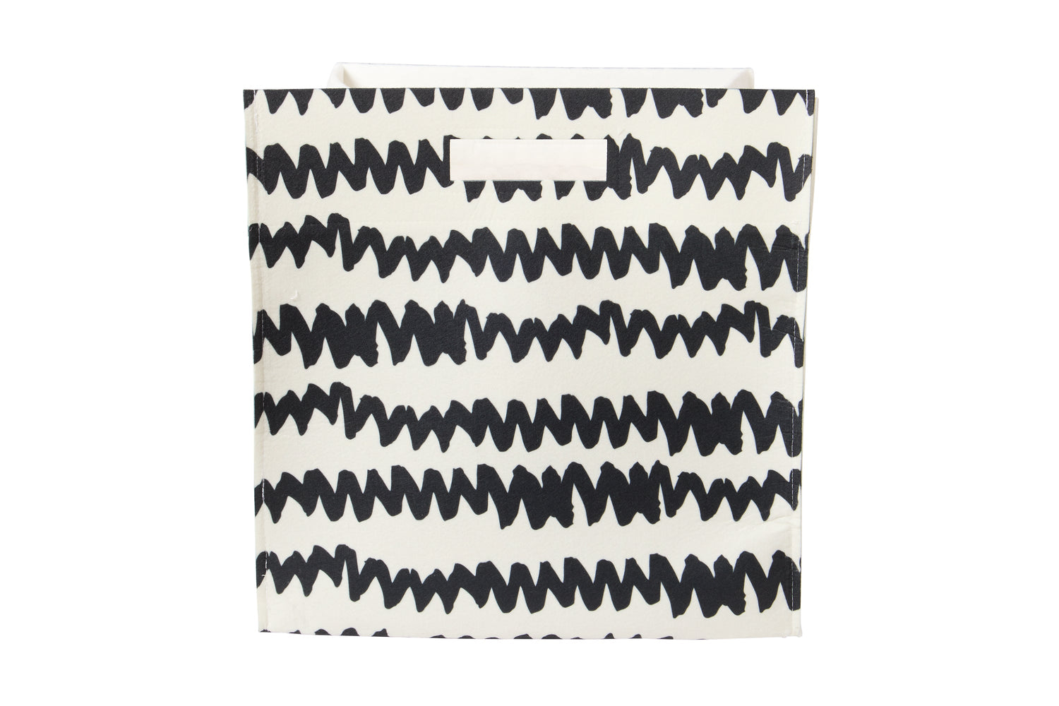 Zigzag Felt Storage Bin