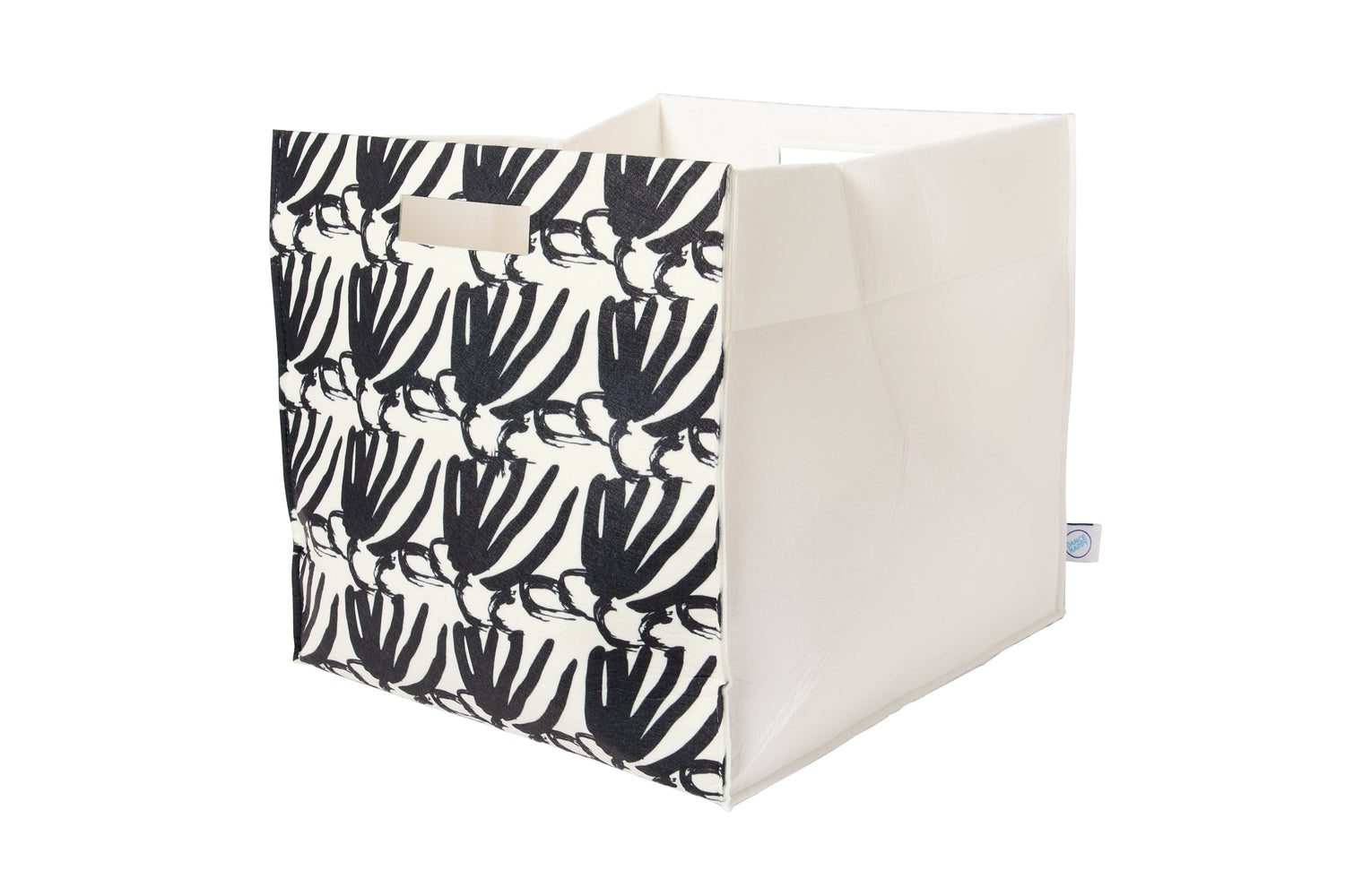 Palm Leaves Felt Storage Bin