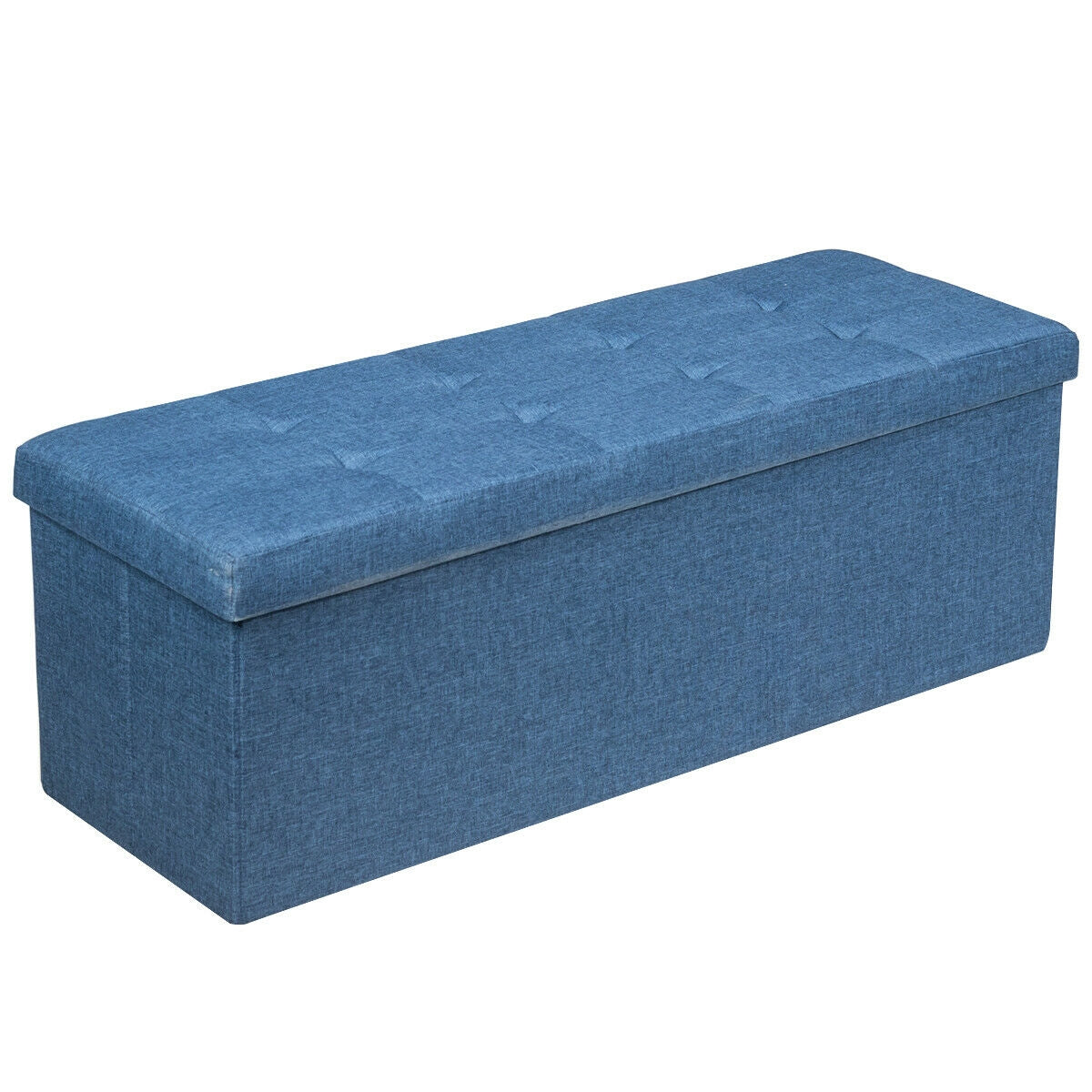 Fabric Folding Storage with Divider Bed End Bench