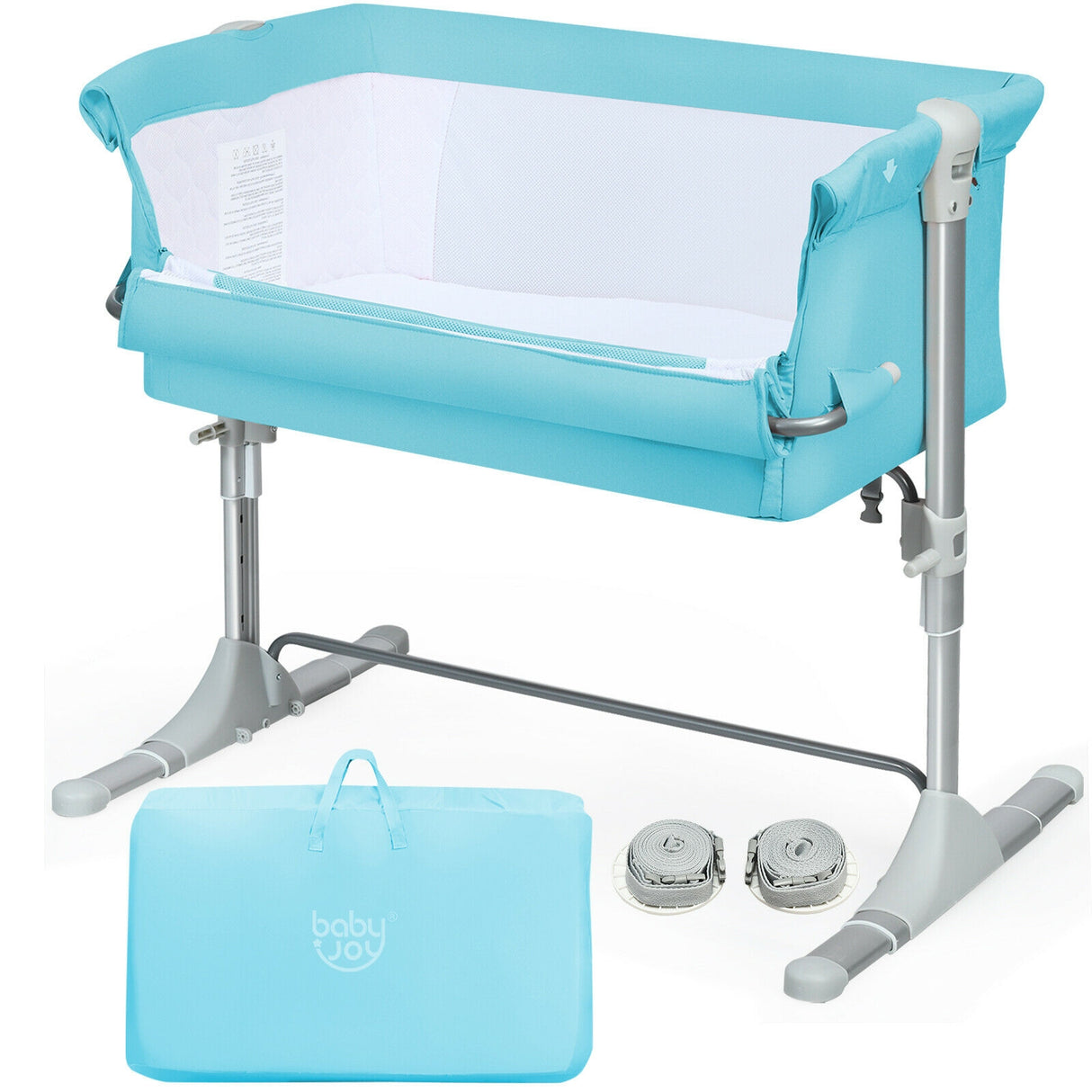 Travel Portable Baby Bed Side Sleeper Bassinet Crib with Carrying Bag