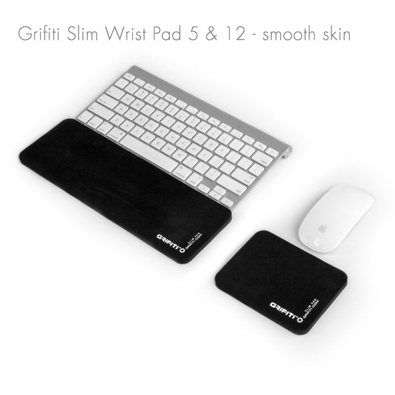 Grifiti Slim Wrist Pad 12 for 10keyless Apple Wireless Keyboard and Similar Small Thin Keyboards