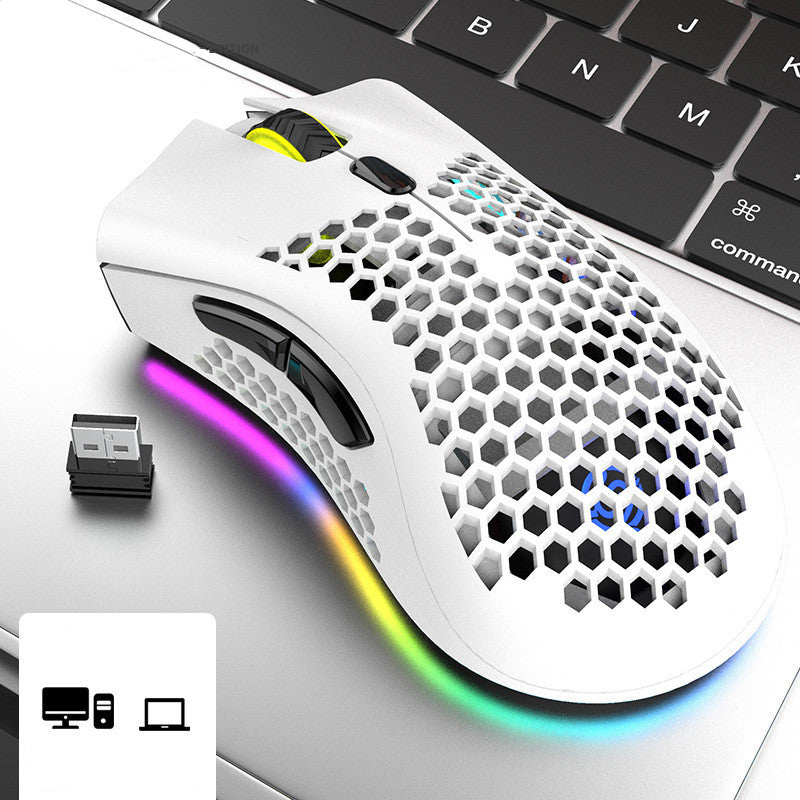 Wireless RGB Gaming Mouse with Electric Charging
