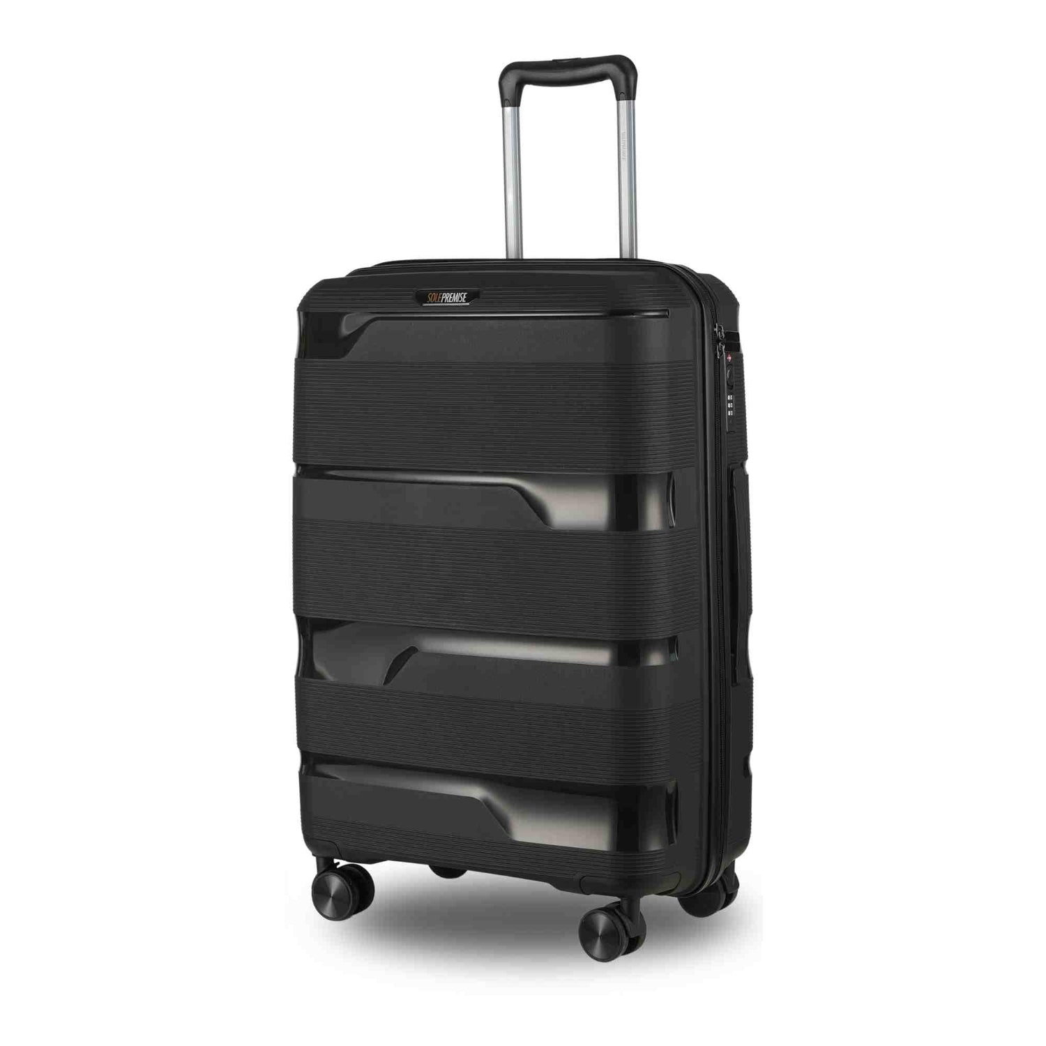 24-inch Black Hardcase Roller Luggage
