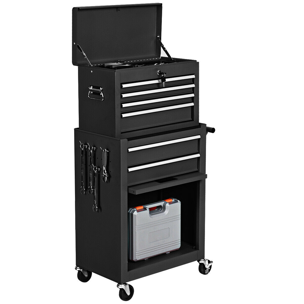 Rolling Cabinet Storage Chest Box Garage Toolbox Organizer