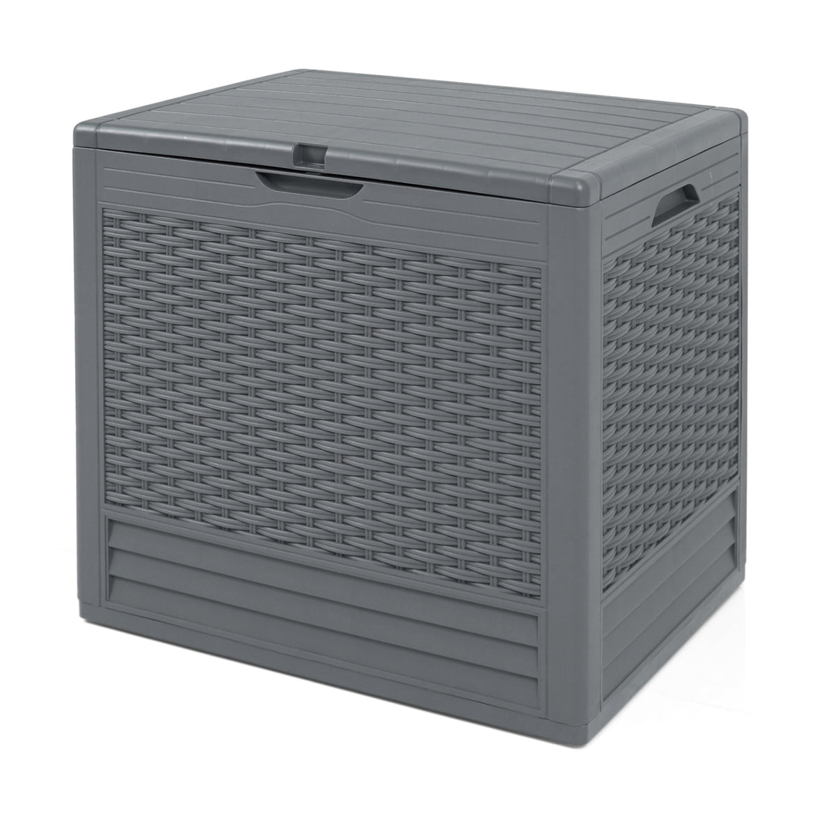 Outdoor Storage Box with Rattan Patterns